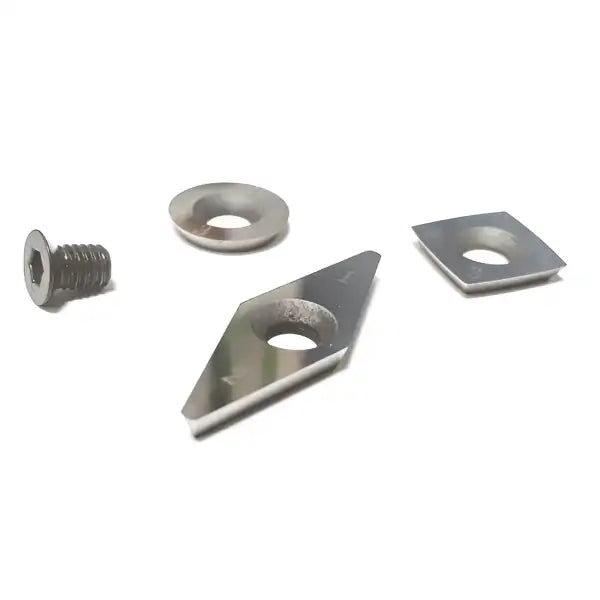3 Piece Carbide Mini Turning Tool Cutter Set - Spares Pack of three spare carbide mini turning tool cutters