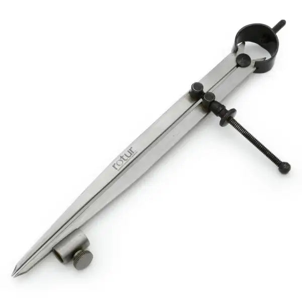 6’’ Rotur Compass / Divider With Pencil Holder - Accurate Diameter Easily measure turning blanks and workpiece