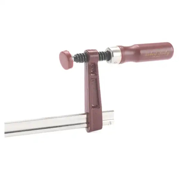 600mm 24’’ 80mm depth Screw Clamp - Robert Sorby Select - Cast iron heads and nickel plated bar for maximum strength