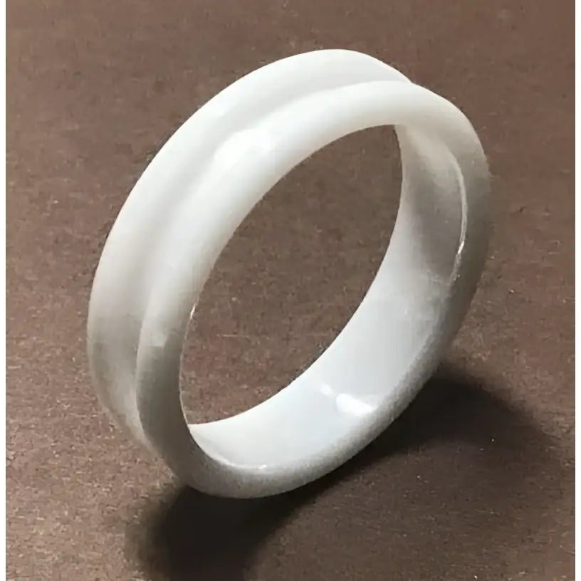 6mm Inlay White Ceramic Ring Core - Cores - Fast shipping