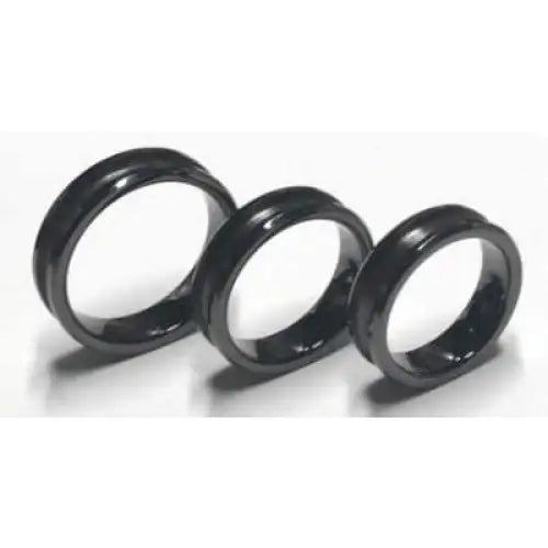 8mm Black Ceramic Inlay Ring Core - L 1/2 UK (USA 6) - Cores - Fast shipping