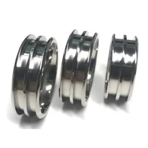 8mm Double Channel Titanium Ring Core (Bevelled Edge) - Cores - Fast shipping