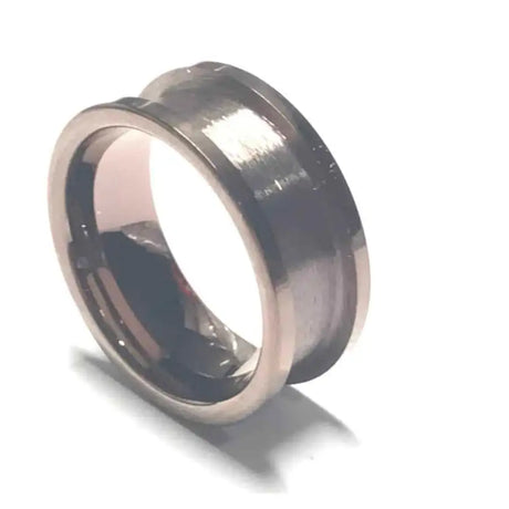 8mm IP Bronze Plated Tungsten Carbide Ring Core - Cores - Fast shipping