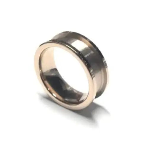 8mm IP Rose Gold Plated Tungsten Carbide Ring Core - Cores - Fast shipping