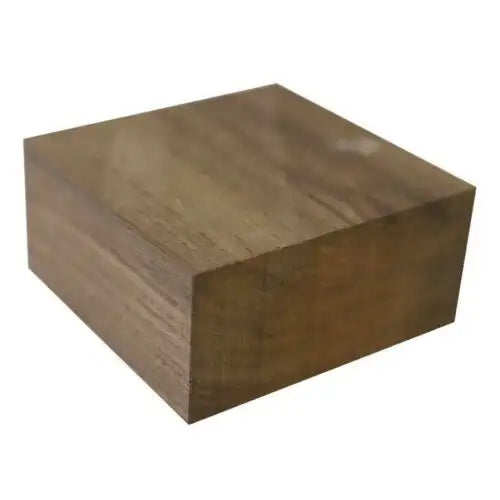 American Black Walnut Square Bowl Blanks - Dimensions are approx & shown in inches Image for illustration purposes