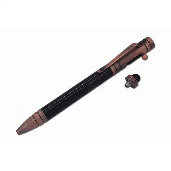 Antique Rose Copper - Rifle Bolt Tec Pen Kit - The pen is a sleek design which has two styles, with or without screen