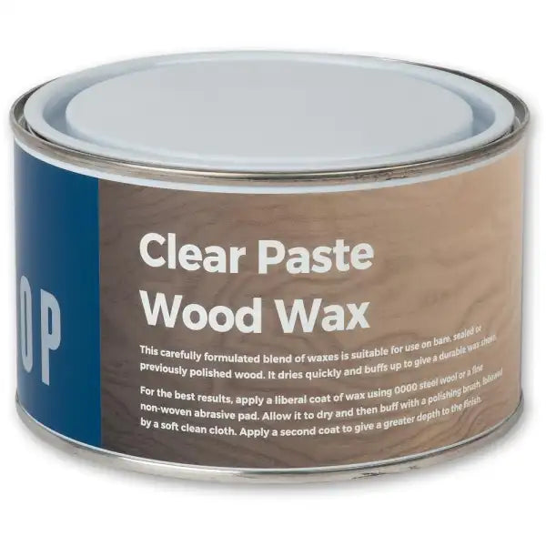 AXMINSTER CLEAR PASTE WAX 400G - Polishing/Buffing • Carefully formulated blend of waxes, with UV protection • Enhance