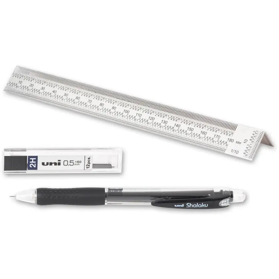 Axminster Professional Angle Rule 180mm - Measuring - Fast shipping