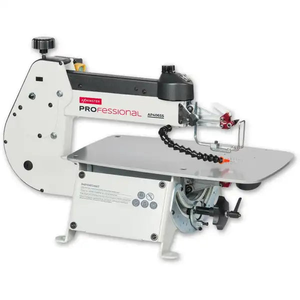 Axminster Professional AP406SS Scroll Saw 230V - This 406mm throat combines innovative design with quality construction