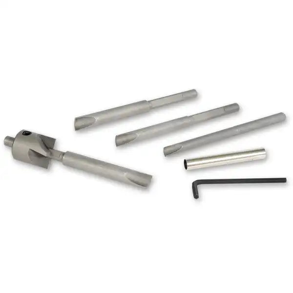 Axminster Woodturning Universal Pen Barrel Trimmer - pen making tools • 6 piece barrel trimmer • 7mm, 8mm, 3 / 8