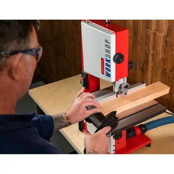 Axminster Workshop AW1400B Bandsaw 230V - bandsaw 80mm depth of cut - 200mm width Compact machine perfect for hobbies