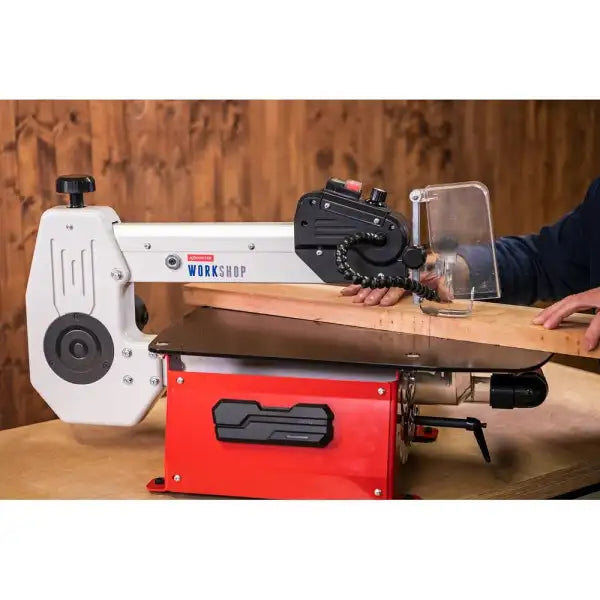 Axminster Workshop AW457SS Scrollsaw - 120W motor with a variable speed of 550 to 1, / Min 457 mm throat depth allow