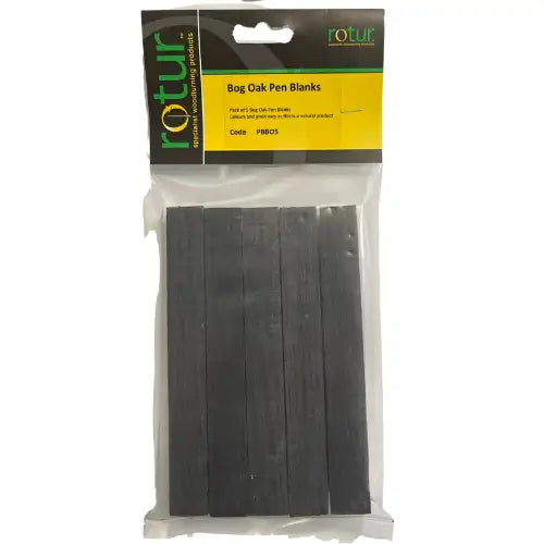 Bog Oak Pen Turning Blanks - Pack of 5 - Exotic Hardwood Approx size 19mm x 150mm The packs are selected at random