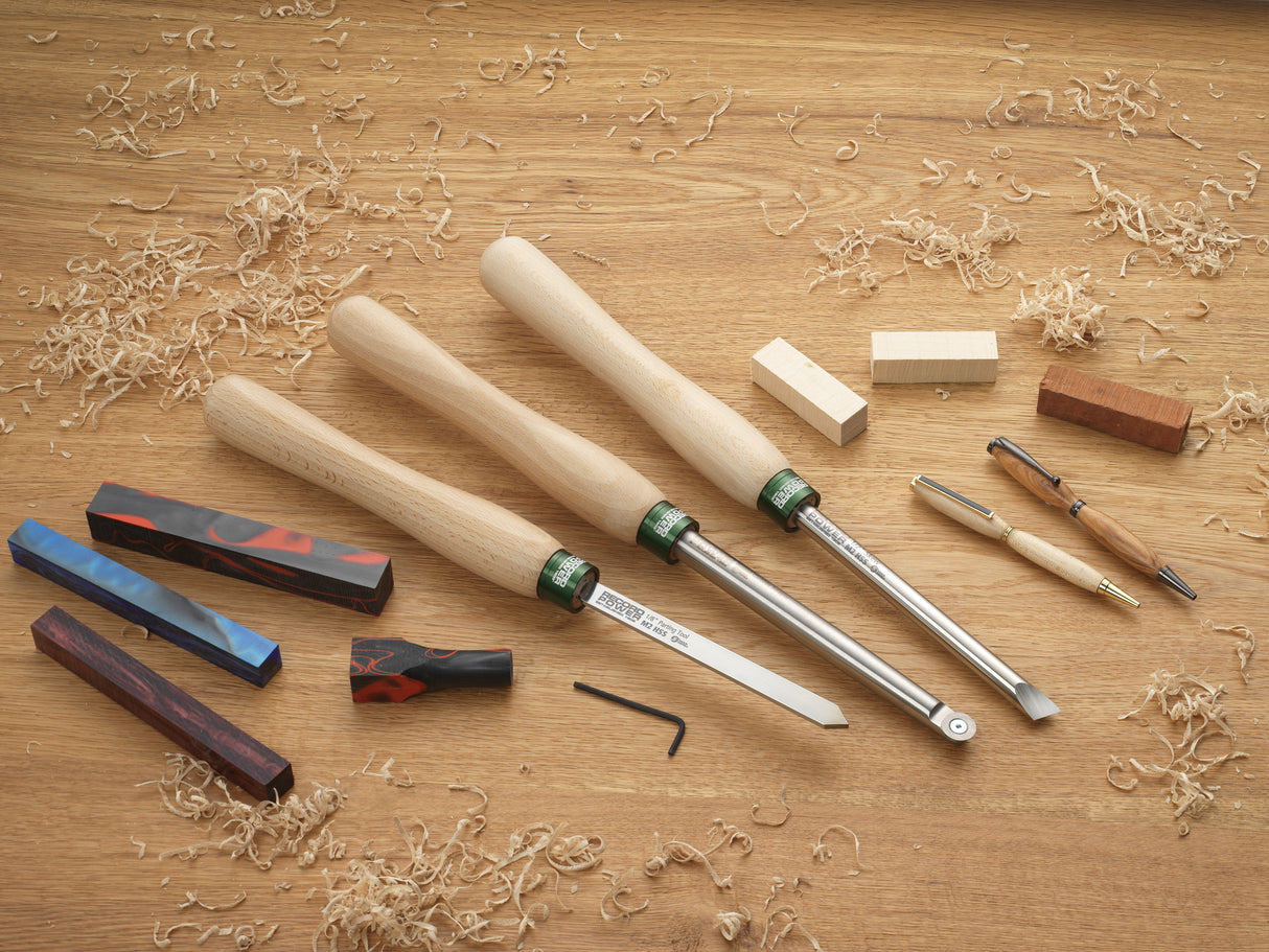 Record Power 3 Piece Small Projects Woodturning Tool Set