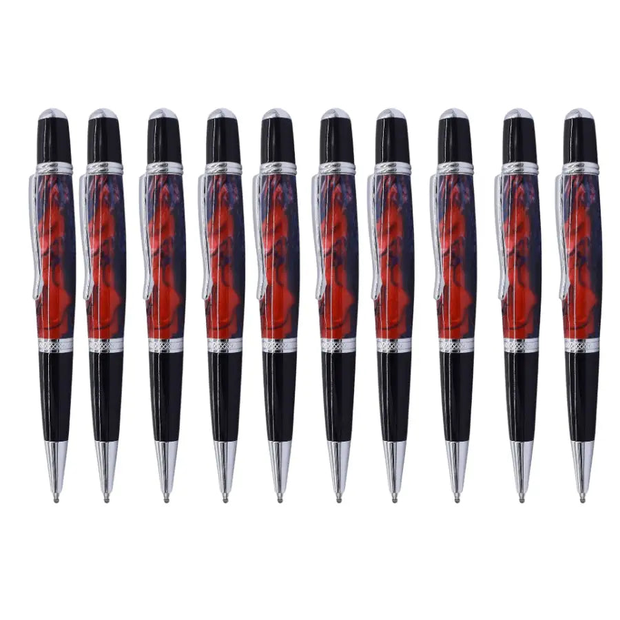 Cerra Pen Kit - Chrome & Black - PACKS - 10 - Fast shipping