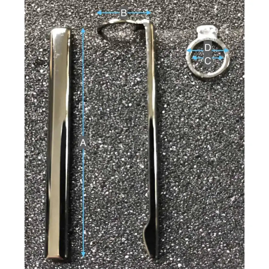 Chrome Pen Clip - 1A - Pack of 5 - Clips - Fast shipping