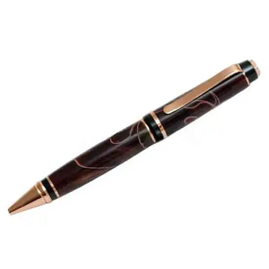 Cigar Pen Kit - Copper & Black - Kits + plating 10mm drill bit & Cigar pen kit bushings required for the kit.