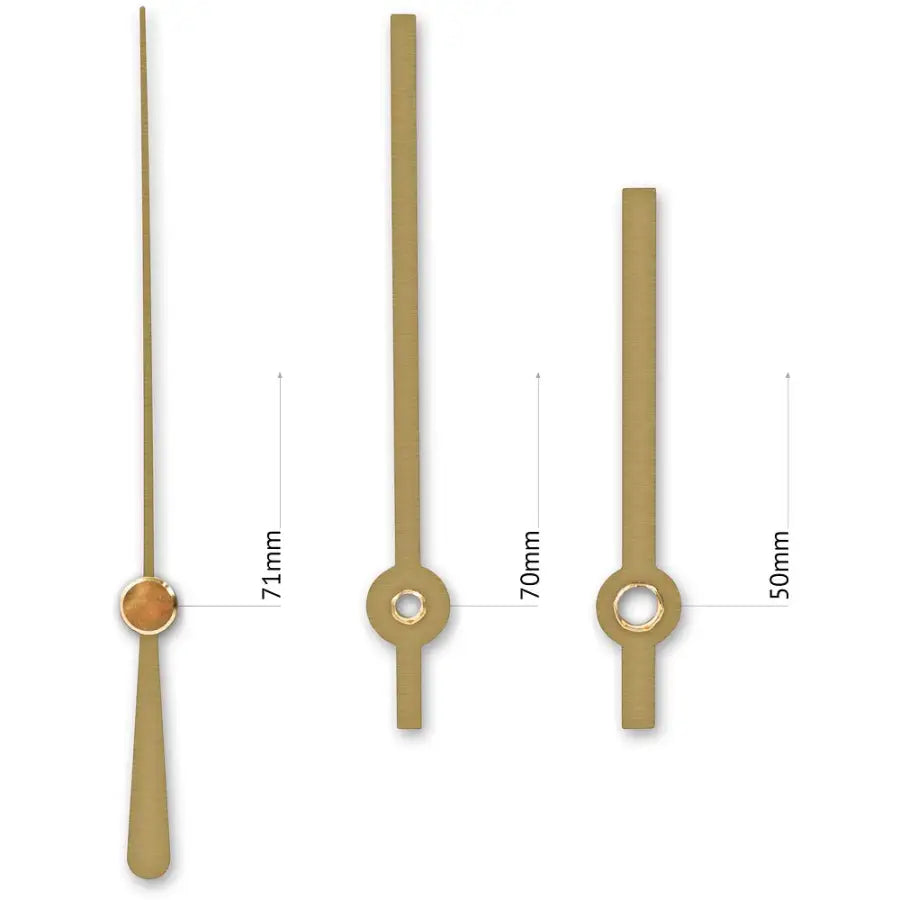 Clock Hands for 152mm Chapter Rings - Style F - Black - Project Kit - Fast shipping