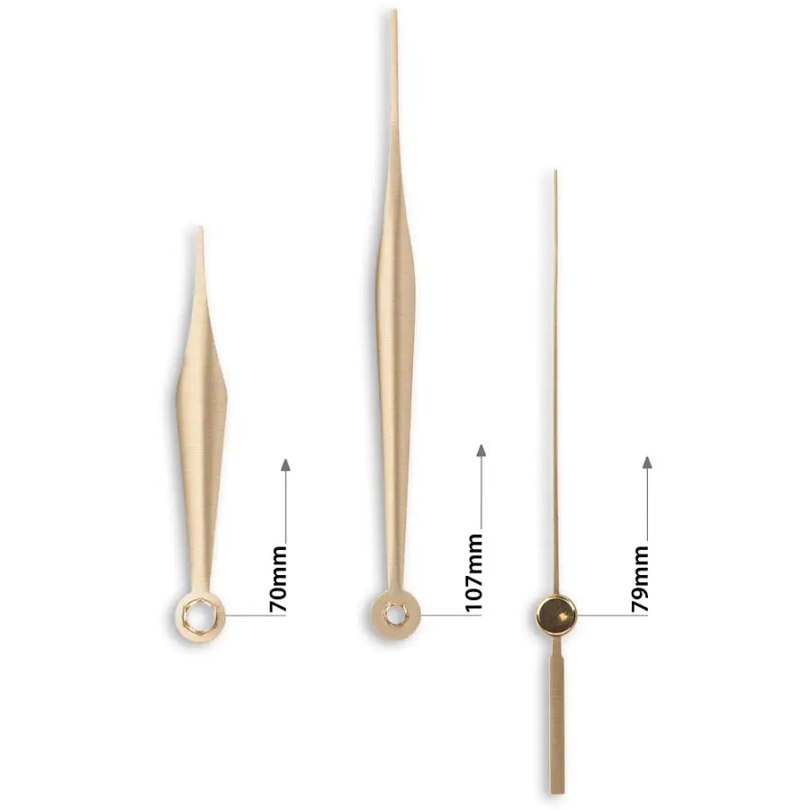 Clock Hands for 178mm Chapter Rings - Style J - Black - Project Kit - Fast shipping