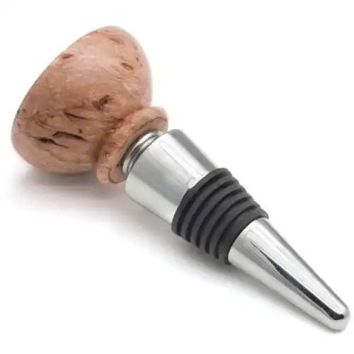 Combination Bottle Stopper & Corkscrew - Project Kit Chrome Bottle Very simple to make, and a functional beauty.
