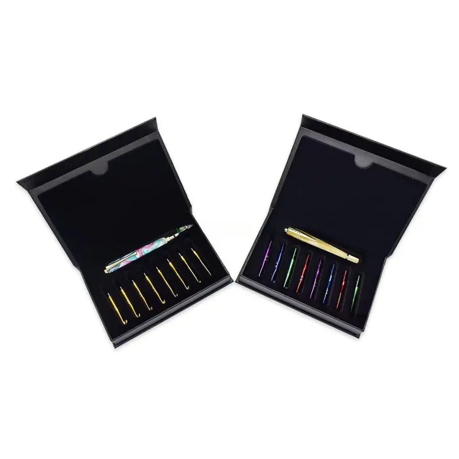 Crochet set box - Black - project kit - Fast shipping