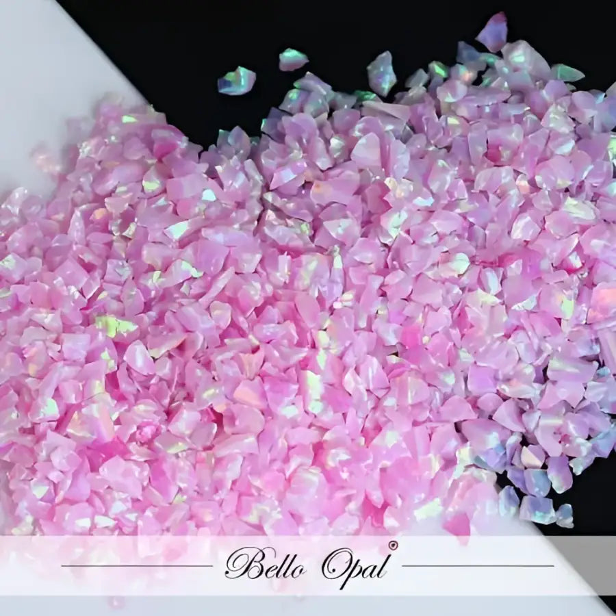 Crushed Opal 1-2mm (1g) - Bubble Gum - Fast shipping