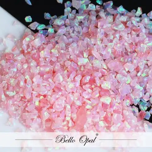 Crushed Opal 1-2mm (1g) - Carnation Pink - Our premium quality synthetic is sold in 1g packs. A larger size