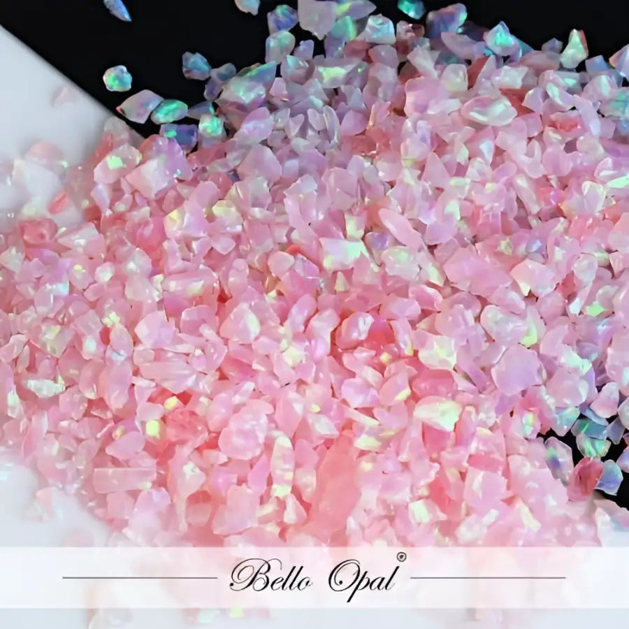 Crushed Opal 1-2mm (1g) - Carnation Pink - Fast shipping