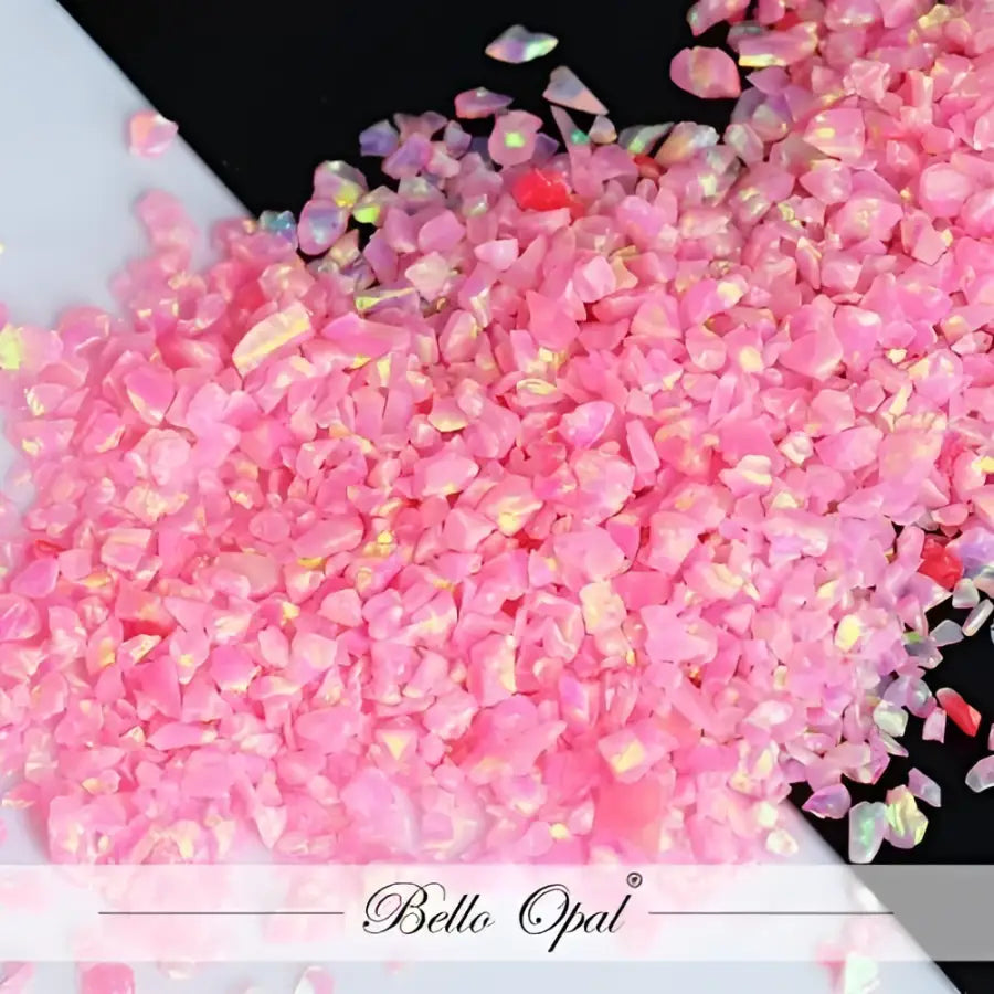 Crushed Opal 1-2mm (1g) - Pink - Fast shipping