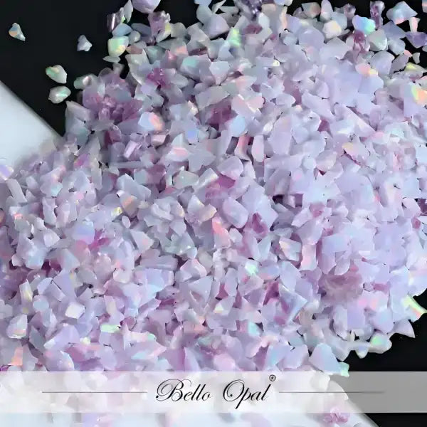 Crushed Opal 1.5mm to 160mesh (1g) - Sold in 1g packs. Bello (Lab Grown Synthetic Opal) - made with 80% Silica & 20%