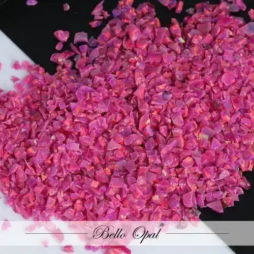 Crushed Opal 1.5mm to 160mesh (1g) - Sold in 1g packs. Bello (Lab Grown Synthetic Opal) - made with 80% Silica & 20%
