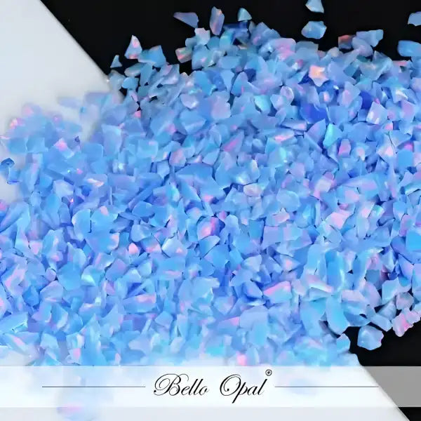 Crushed Opal 1.5mm to 160mesh (1g) - Sold in 1g packs. Bello (Lab Grown Synthetic Opal) - made with 80% Silica & 20%