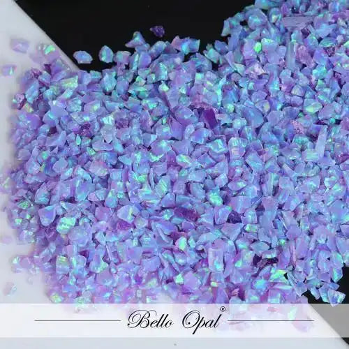 Crushed Opal 1.5mm to 160mesh (1g) - Sold in 1g packs. Bello (Lab Grown Synthetic Opal) - made with 80% Silica & 20%