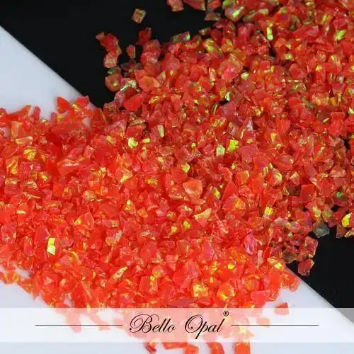Crushed Opal 1.5mm to 160mesh (1g) - Sold in 1g packs. Bello (Lab Grown Synthetic Opal) - made with 80% Silica & 20%