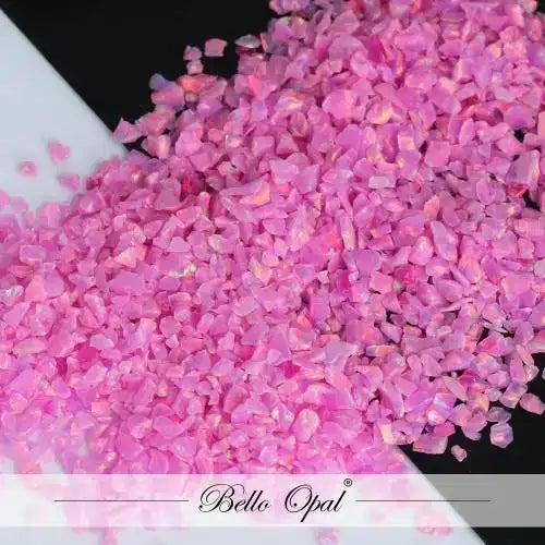 Crushed Opal 1.5mm to 160mesh (1g) - Sold in 1g packs. Bello (Lab Grown Synthetic Opal) - made with 80% Silica & 20%