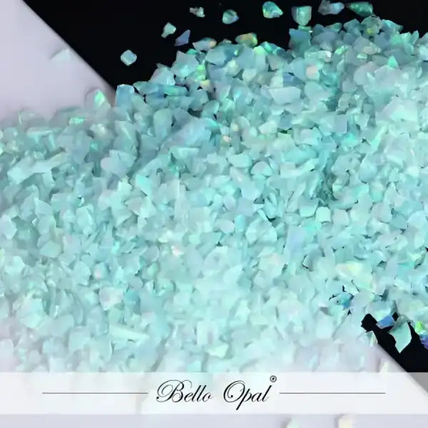 Crushed Opal 1.5mm to 160mesh (1g) - Sold in 1g packs. Bello (Lab Grown Synthetic Opal) - made with 80% Silica & 20%