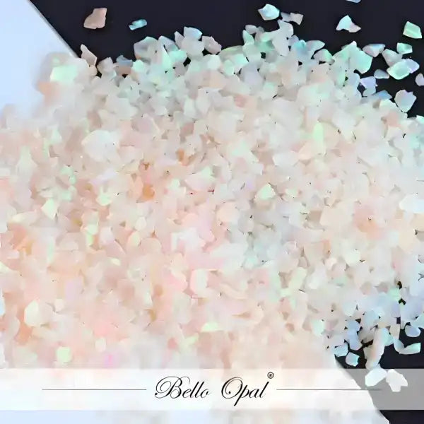 Crushed Opal 1.5mm to 160mesh (1g) - Sold in 1g packs. Bello (Lab Grown Synthetic Opal) - made with 80% Silica & 20%