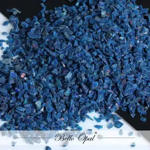 Crushed Opal 1.5mm to 160mesh (1g) - Sold in 1g packs. Bello (Lab Grown Synthetic Opal) - made with 80% Silica & 20%