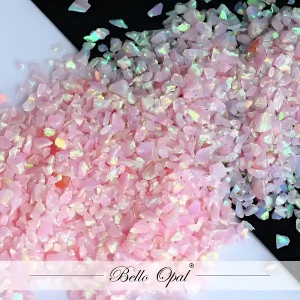 Crushed Opal 1.5mm to 160mesh (1g) - Sold in 1g packs. Bello (Lab Grown Synthetic Opal) - made with 80% Silica & 20%