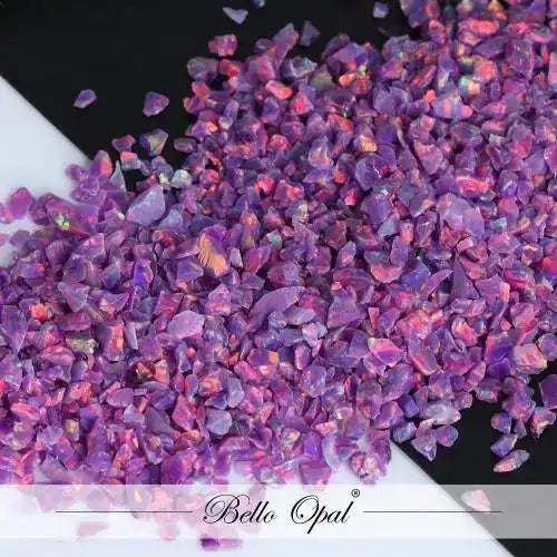 Crushed Opal 1.5mm to 160mesh (1g) - Sold in 1g packs. Bello (Lab Grown Synthetic Opal) - made with 80% Silica & 20%