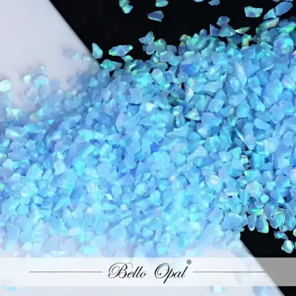 Crushed Opal 1.5mm to 160mesh (1g) - Sold in 1g packs. Bello (Lab Grown Synthetic Opal) - made with 80% Silica & 20%
