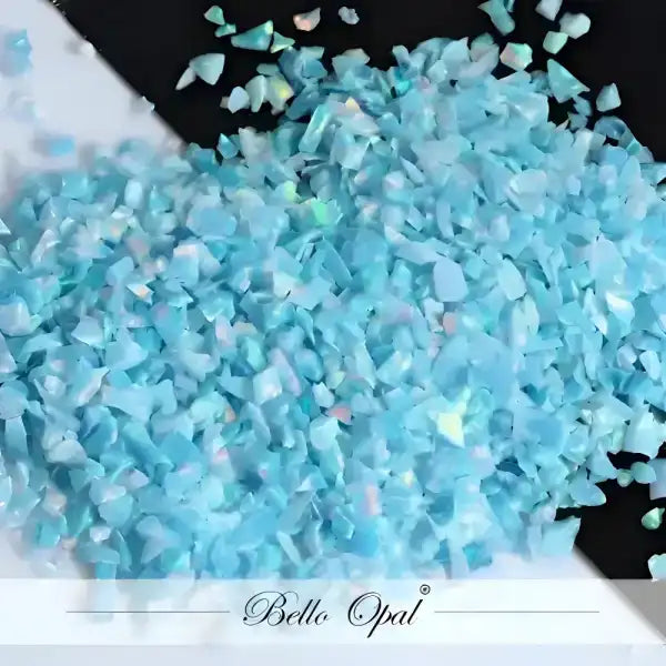 Crushed Opal 1.5mm to 160mesh (1g) - Sold in 1g packs. Bello (Lab Grown Synthetic Opal) - made with 80% Silica & 20%