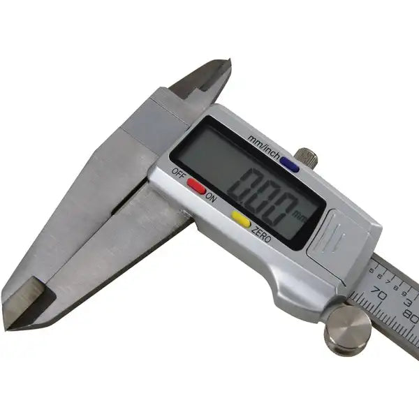 Digital Vernier Caliper 150mm - Tools Silverline - Lightweight hardened stainless steel composite caliper. 4-function