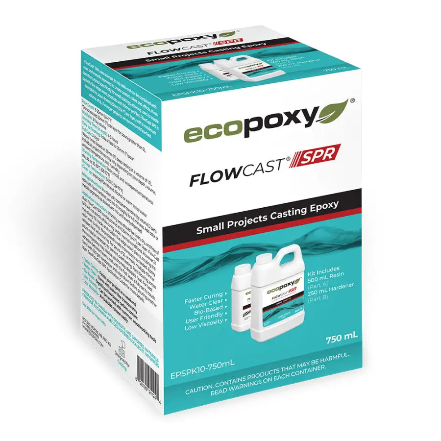 EcoPoxy 750ml FlowCast SPR Kit - Small Projects Resin - Epoxy - Fast shipping