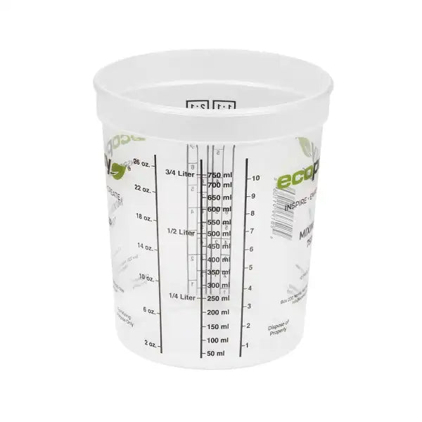 EcoPoxy 750ml Mixing Cup - Epoxy Resin Accessories Graduated Cups have been designed with our users in mind