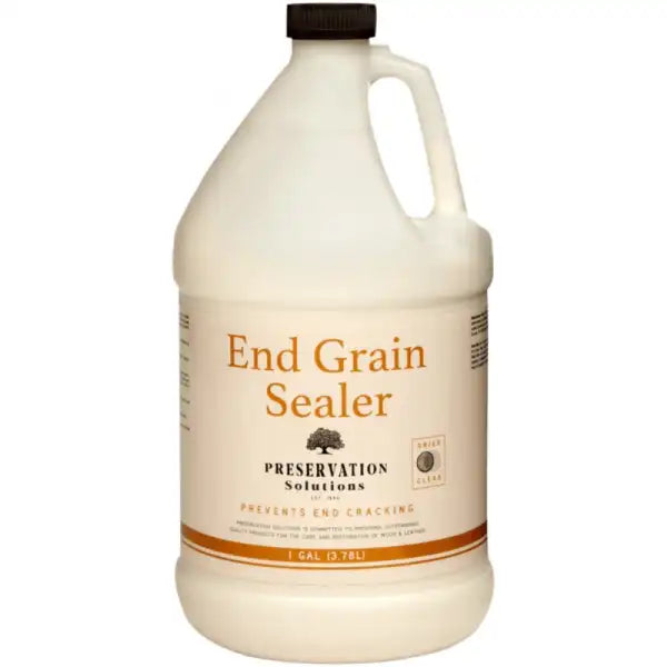 End Grain Sealer - 1 Gallon - Wood Stabilisers Clear from Preservation Solutions is an easy to use wax emulsion