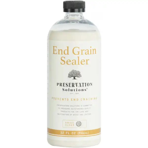 End Grain Sealer - 32oz - Wood Stabilisers Clear from Preservation Solutions is an easy to use wax emulsion