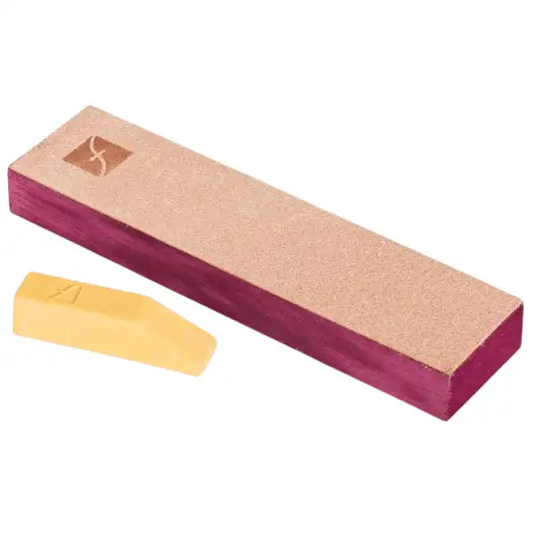 Flexcut Knife Strop & Compound (PW14) - Carving Tools The has an 8” x 2” leather stropping surface, designed