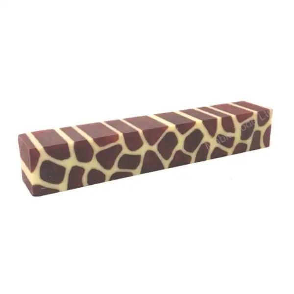 Giraffe & Zebra Pen Blanks - The pen blanks are made with quality 100% Alumilite Resin by KD Creative Woodworks in USA