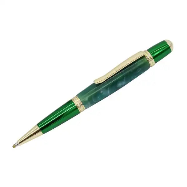 Gold & Green Cerra Pen Kit - Cierra (Formally Sierra Kits) The single tube design looks great and is easy to turn. new